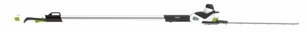 Gtech HT50 Cordless Pole Hedge Trimmer, 60 Mins Runtime Li-ion Battery | 53cm Cutting Length, 135° Adjustable Head with 10ft Range