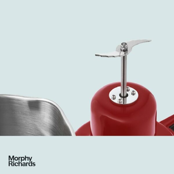 Morphy Richards Sauté & Soup Maker, 1.6L, 4 Settings, Smooth, Chunky, Juice, Blend Pause Function, Family Size, Non-Stick Coated Jug, Detachable Power Cord, Stainless Steel, 501014