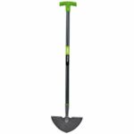 Draper Carbon Steel Lawn Edging Tool | Garden and Allotment Grass Border Edger | Long Handled Half Moon Lawn Edger | Heavy Duty Garden Tools | 88797