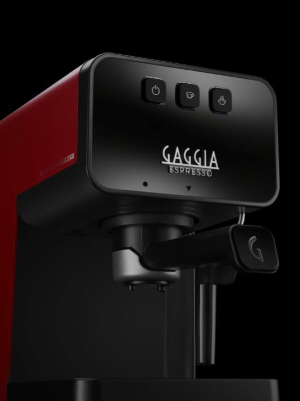 Gaggia Espresso Style Manual Coffee Machine and Cappuccino Maker with Milk Frother, Stone Black