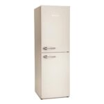 Montpellier Freestanding Retro Fridge Freezer, 145cm Cream