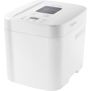 Russell Hobbs Electric Bread Maker, 12 Program settings inc Gluten free, 3 Crust settings, 13h timer, 2 Bread sizes 750g & 1kg, Viewing window, Auto 1hr keep warm function, 450-600W, White, 27260