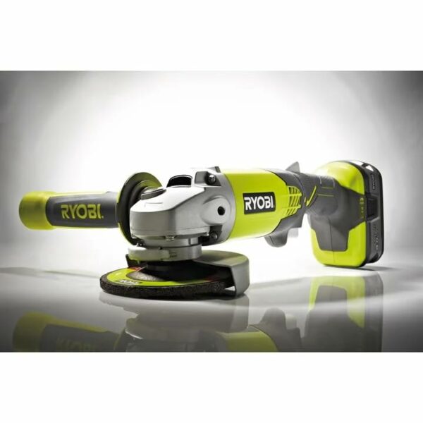 Ryobi R18AG-0 ONE+ Angle Grinder, 18V (Body Only), Green & Black