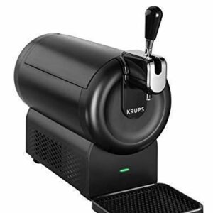 Beerwulf The SUB Compact Black UK | Draught Beer Tap for Home by Krups | 2L (Black)