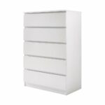 Panana Wooden 3/4/5/6 Chest Of Drawers with Metal Runner Modern Bedroom Bedside Storage Cabinet