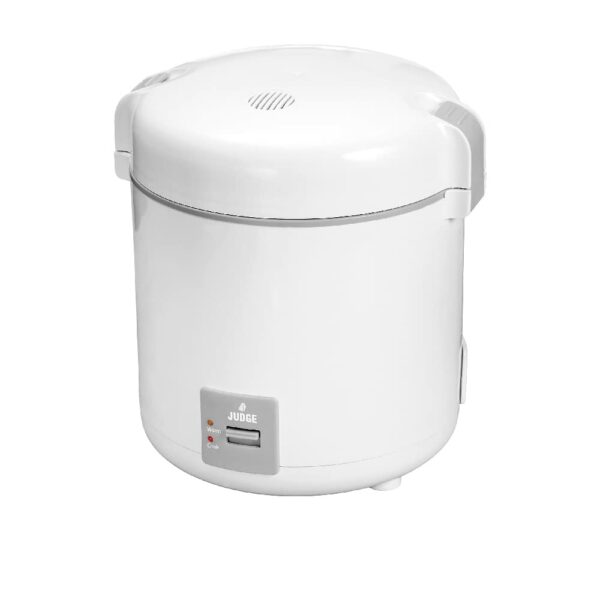 Judge Small Electric Rice Cooker - Fully Automatic, for 2 Servings, Removable Non-Stick Rice Pot, Measuring Cup & Ladle, PFOA Free, Keep Warm Function