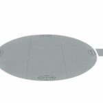 Lay-Z-Spa Round Floor Protector, 10 Piece Hot Tub Mat, Spa Accessory (Fits most models) Grey, 2.1m Diameter
