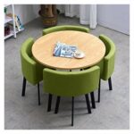 Table and Chairs Dining Set Farmhouse Style Simple Table and Chair Set