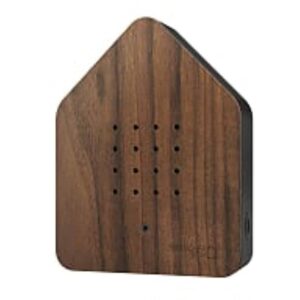 Zwitscherbox Wood Zwitscherbox, Walnut/Black,11 x 12 x 3 cm