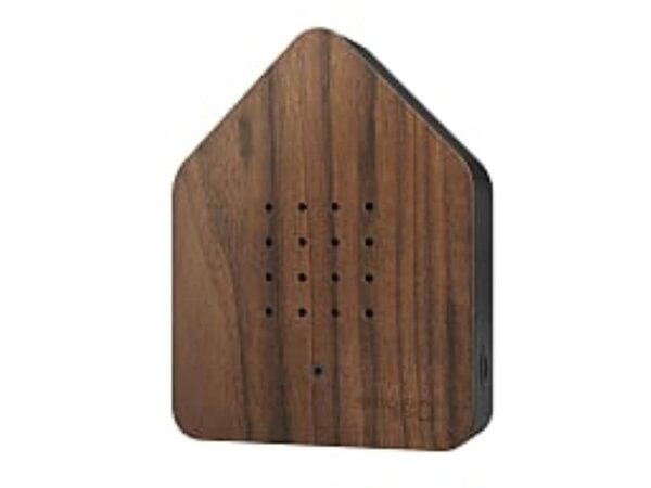 Zwitscherbox Wood Zwitscherbox, Walnut/Black,11 x 12 x 3 cm
