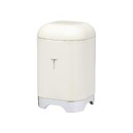 KitchenCraft Lovello Tea Caddy, 11 x 19 cm (4.5" x 7.5") - Vanilla Cream