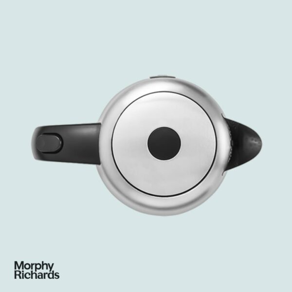 Morphy Richards Equip Jug Kettle, 1.7L, 3Kw Rapid boil, Removeable Limescale Filter, Easy View Water Gauge, Brushed Stainless Steel Case, 102786