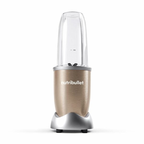 nutribullet Blender 900 Series - Powerful 24,000 RPM Extractor Blends Frozen Fruit, Nuts & Ice - 8 Piece Kit Includes Oversized Cup, Tall Cup, Handled Ring & 2 Lids - For Smoothies & Juices