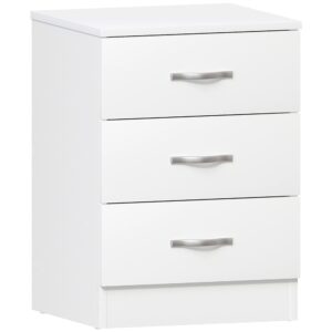 Vida Designs Large White Bedside Cabinet Chest of Drawers