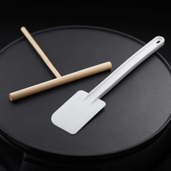 Russell Hobbs Electric Crepe & Pancake Maker - Large 30cm (12 inch) easy to clean Non-stick hotplate, Crepe making tools inc, Adjustable thermostat, Power on & temp indicator light, 20920