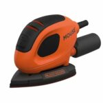 BLACK+DECKER Mouse 55W Detail Sander with 6 Sanding Sheets, BEW230-GB