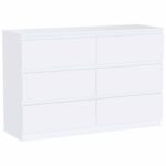 Vida Designs Denver Drawer Chests (White, 6 Drawer)