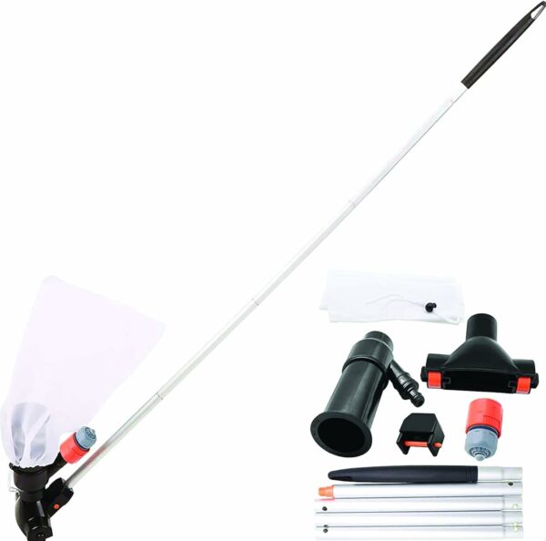 Swimming Pool Super Jet Vacuum With 5 Pole Sections Vac Section Hoover Clean Maintenance Cleaning Suction Spa