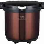 THERMOS vacuum heat insulation cooker Shatorushefu 4.5L Clear Brown KBG-4500 CBW