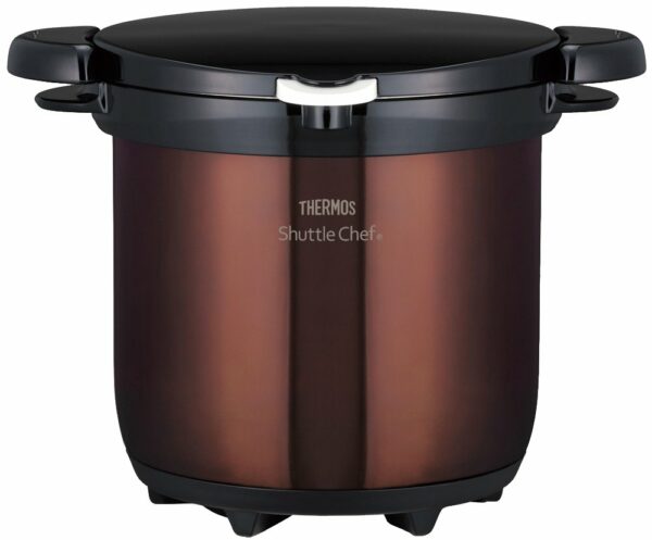 THERMOS vacuum heat insulation cooker Shatorushefu 4.5L Clear Brown KBG-4500 CBW