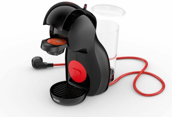 NESCAFÉ Dolce Gusto EDG210.B Piccolo XS Manual Coffee Machine black red by De’Longhi