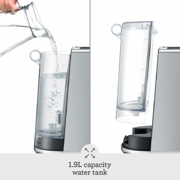 Sage - The Bambino Plus - Compact Coffee Machine with Automatic Milk Frother, Brushed Stainless Steel