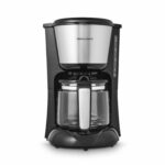 Morphy Richards Equip Filter Coffee Machine, Coffee Maker for Instant Coffee, Pour Over Technology, 10 Cup, Anti Drip