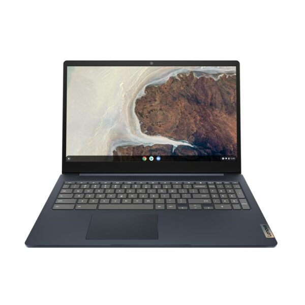 Lenovo IdeaPad 3 Chromebook 15.6" Full HD Laptop (Intel N4500, 4GB RAM, 64GB Storage, Chrome OS) - Blue