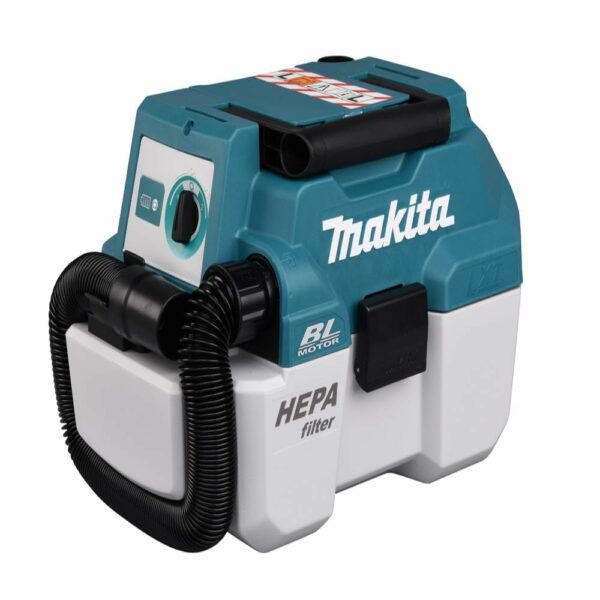 Makita DVC750LZ 18V Li-ion LXT Brushless L-Class Vacuum Cleaner - Batteries and Charger Not Included, Blue
