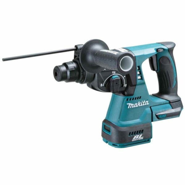 Makita Brushless Rotary Hammer Drill DHR242Z 18v LXT + DX01 Dust Extractor Unit