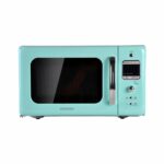 AIQMML oven 20L Style Countertop Microwave Oven with 60 Minutes Timing-Memory Turntable-Microwave Oven with Smart Sensor, Easy Clean Interior Kitchen Appliances (Color : Blue)
