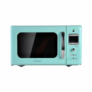 AIQMML oven 20L Style Countertop Microwave Oven with 60 Minutes Timing-Memory Turntable-Microwave Oven with Smart Sensor, Easy Clean Interior Kitchen Appliances (Color : Blue)