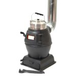 DISHENGZHEN Pure Cast Iron Coal Fire, Wood Stove, Viewing Window, Multi-Purpose Camping Stove for Tent, Indoor, Villa, Shelter, Heating and Cooking