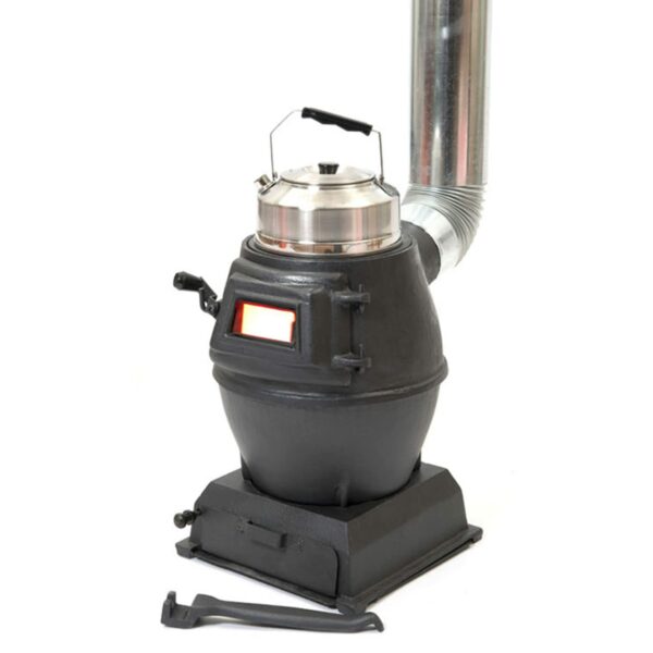 DISHENGZHEN Pure Cast Iron Coal Fire, Wood Stove, Viewing Window, Multi-Purpose Camping Stove for Tent, Indoor, Villa, Shelter, Heating and Cooking