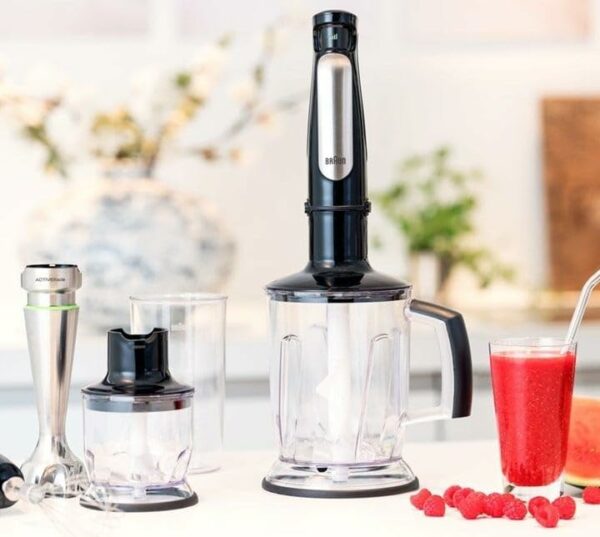 Braun MultiQuick 7 MQ7045 Hand Blender, Mixer, ActiveBlade System, EasyClick Plus System, Splash Control