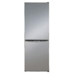 Russell Hobbs Low Frost Silver 60/40 Fridge Freezer, 173 Total Capacity, Freestanding 50cm Wide 145cm High, Fast Freeze