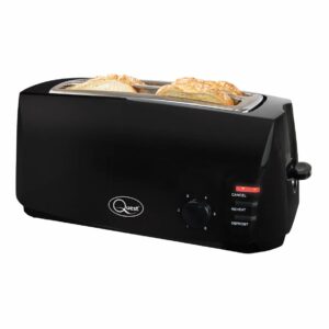 Quest 4 Slice Toaster Black