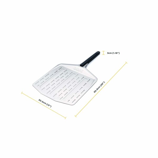 Ooni 12 Perforated Pizza Peel, Pizza Paddle, Pizza Oven Accessories, Pizza Peel for Award Winning Pizza Oven