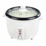 Quest 35530 0.8L Rice Cooker/Up to 4 Servings/Non-Stick Removable Bowl/Keep Warm Functionality/Includes Measuring Cup & Spatula/Cook White or Brown Rice, Porridge and more
