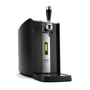 Philips PerfectDraft Beer Keg Machine, Home Beer Draft System with LCD Display, 30 Days Fresh & 3°C Cold Beer, Real Tap Handle, Metal 6L Keg (HD3720/25)