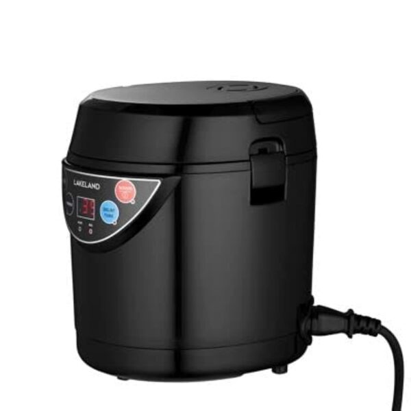 Lakeland 2 Portion Mini Electric Rice Cooker – 500ml Non-Stick Pan White Or Brown Rice & Porridge