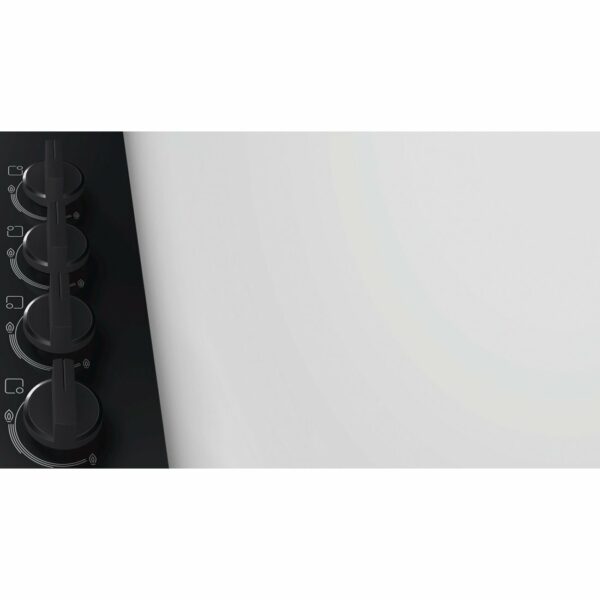 Bosch HBS534BB0B Serie 4 Built-in Oven with EcoClean Direct, Cleaning Assistance, 3D Hotair and LED display, 60 x 60 cm, Black & Bosch PBP6B6B60 Gas hob, 60 cm, Black, Serie 2, Built in