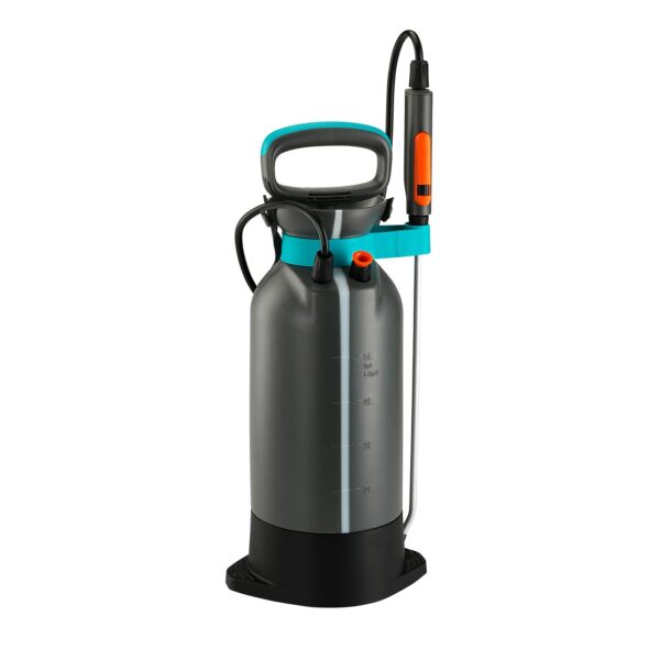 Gardena Pressure Sprayer Comfort, Turquoise, Black, Grey, Orange, Silver, Metallic., 5 L