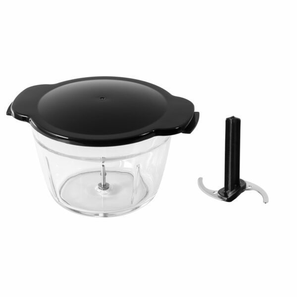 Russell Hobbs Food Processor [Mini Chopper] Electric Dicer (For Vegetables, Fruit, Meat, Garlic, Onion, 1L Bowl, Dishwasher Safe, 2 Speeds,Stainless Steel Blades, 350 peak power) Matte Charcoal 27131