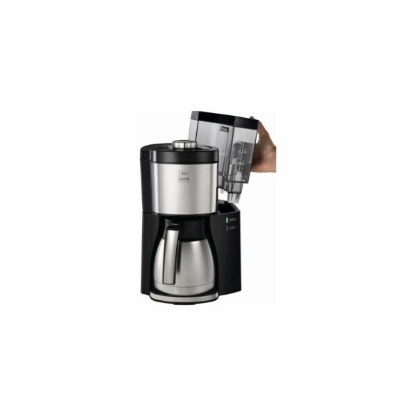 Melitta Filter Coffee Machine, Look V Therm Perfection Model, Stainless Steel, Black, Art.No. 1025-16