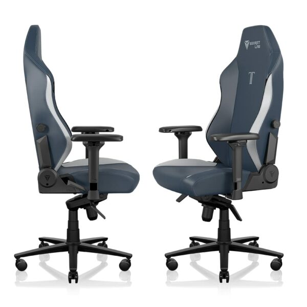 Secretlab TITAN Evo Royal Gaming Chair - Reclining - Ergonomic & Comfortable Computer Chair with 4D Armrests - Magnetic Head Pillow & 4-way Lumbar Support - Blue - Leatherette
