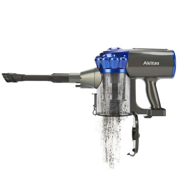 Akitas Cordless Vacuum Cleaner Upright Handheld Stick Lightweight Rechargeable Lithium Battery Good For Carpet, Pet Hair (AKV8)