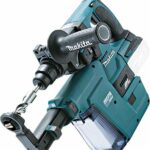 Makita Brushless Rotary Hammer Drill DHR242Z 18v LXT + DX01 Dust Extractor Unit