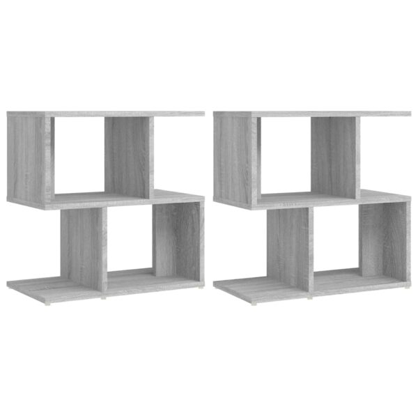 vidaXL 2x Bedside Cabinets Bedroom Nightstand End Table