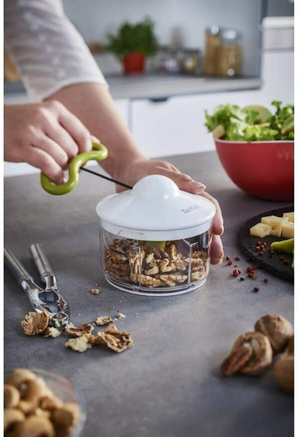 Tefal Manual Food Processor, Plastic, Green - Dark Citronnelle, 500 ml